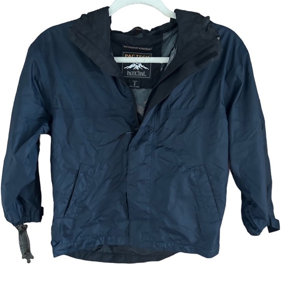 Pac Tech Performance Waterproof Jacket Black Hiking/ Fishing Size Y Small 8 - Picture 1 of 11